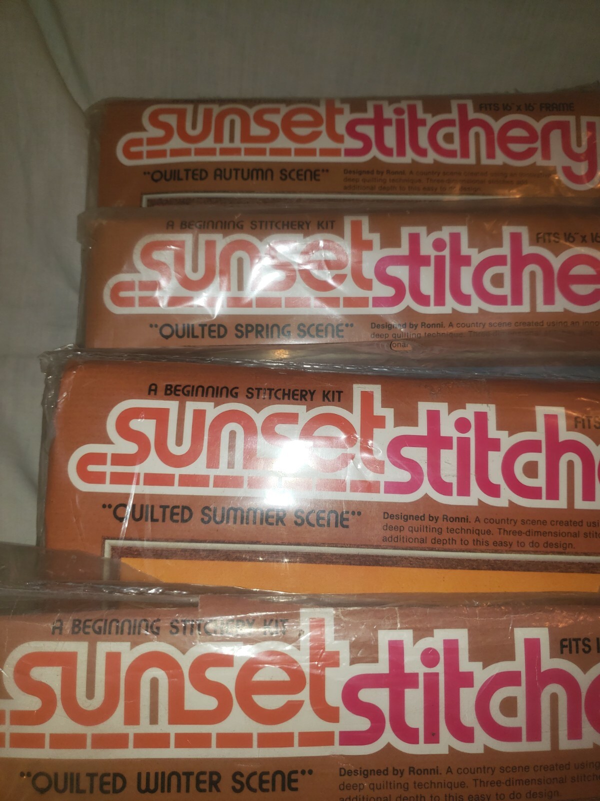 17 Cross Stitch Kits Crewel Canvas Dimensions Janlynn Sunset Good