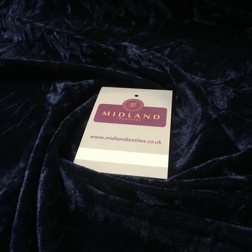 £5.75 Creased Ice Velvet One way stretch Dress Fabric 58" M607 Mtex - Picture 74 of 146