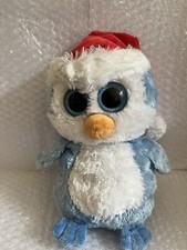 Fairbanks Penguin - Ty Beanie Boos Christmas Santa Hat Plushie Large