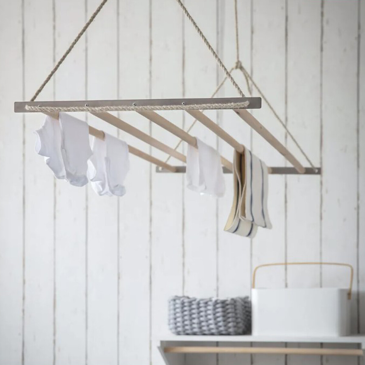 Ceiling Pulley Clothes Airer Shelly Lighting