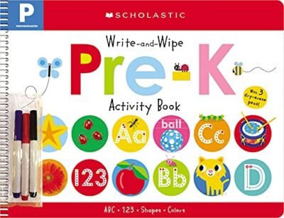 Write-and-Wipe Pre-K Activity Book (Early Learners)