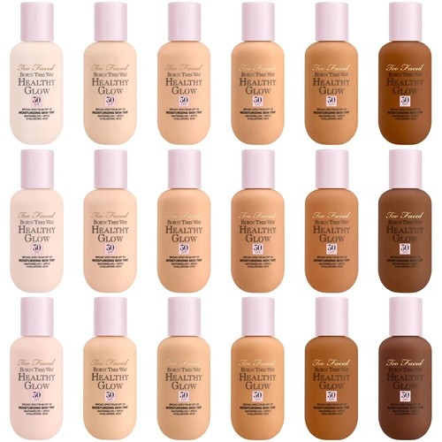 Too Faced Born This Way Healthy Glow Skin Tint - Porcelain - 60 mL Authentic - Picture 2 of 5
