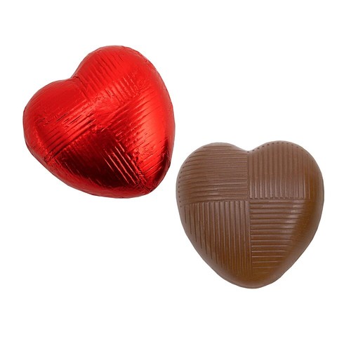 Milk Chocolate Foil Wrapped Hearts (x82 Hearts) - Picture 9 of 46