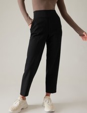 NWT Athleta Endless Pant Black 8 Medium Comfort City Casual Travel