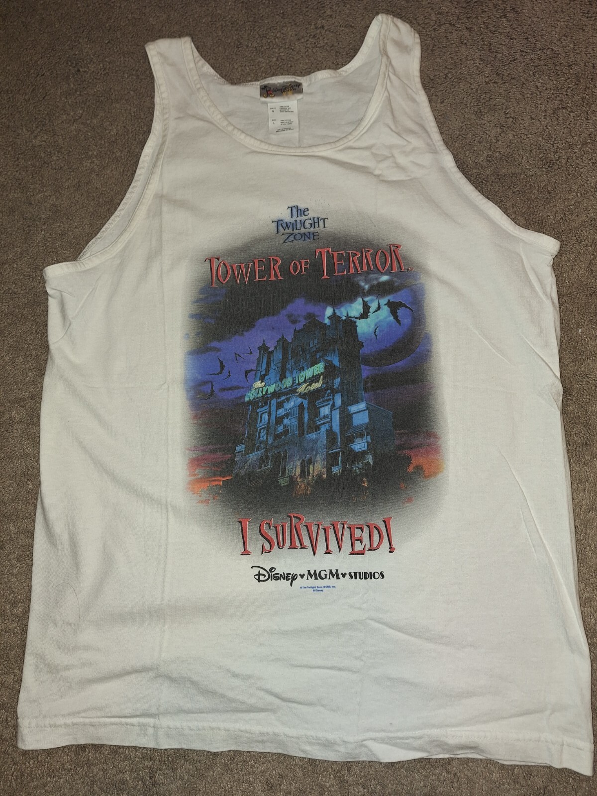 Vintage Tower Of Terror I Survived The Twilight Zone Tank Top
