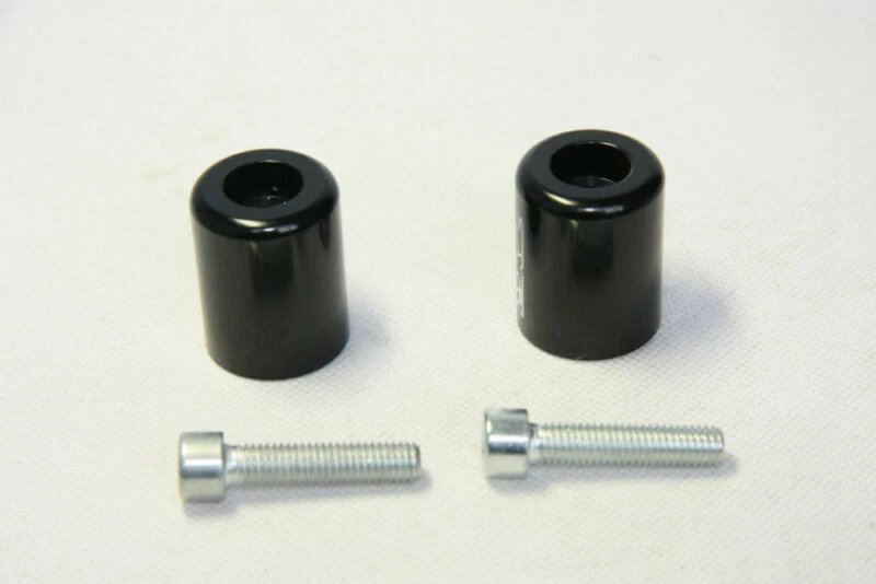 Extremos de manillar CNC negros para Kawasaki ZX600 ZX6 ZX-6R ZX-636 ZX6RR ZX750 ZX7R Foto 2 de 4