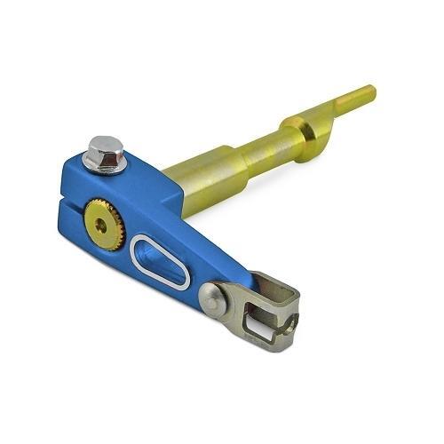 Embouts De Guidon X-Lite L Bend Rétro Bleu Anodisé - Pour VTT - Occasion Très Bon état