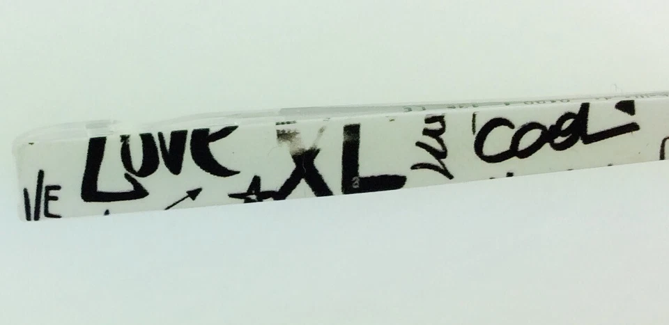 Change Me Brillenbügel, Graffiti, 9132 - 4, schwarz-weiß - Bild 2 von 3