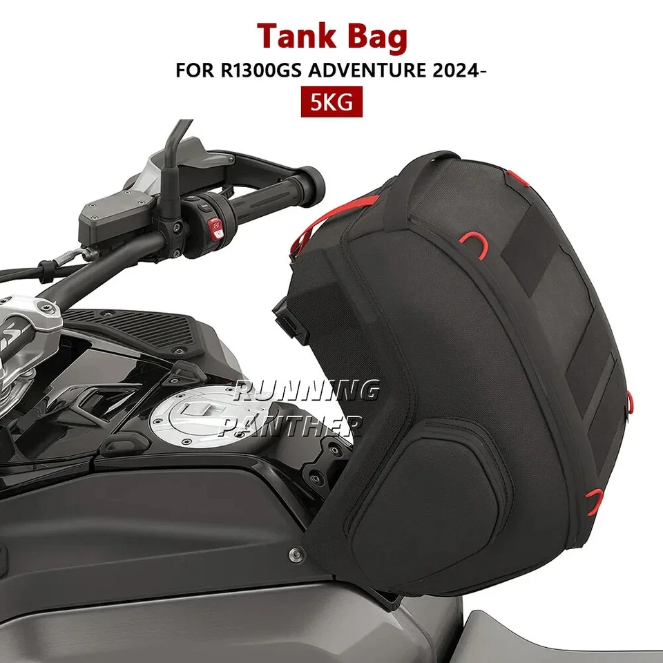 Borsa Serbatoio Carburante Moto Impermeabile 12L Zaino Portatile per BMW R1300GS Adv - Immagine 3 di 4