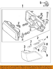 GM OEM 91-96 Century Front Lamps Headlamp Components-Marker Lamp Assy 5976093