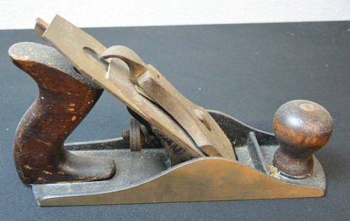 Stanley Bailey vintage n. 4 Manici in legno piano inferiore liscio 9-1/4" USA - Foto 4 di 5