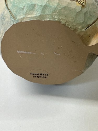 Schneemann mit Schal und Besen Figur Urlaubsdeko 3,5 Zoll - Bild 5 von 5