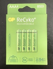 GP ReCyko AAA Rechargeable Batteries 850 mAh - Pack of 4 10.68 per battery