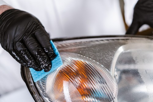 Scheinwerfer Aufbereitung Dr. New Shine - ohne Schleifen, Polieren, ganz einfach - Bild 4 von 4