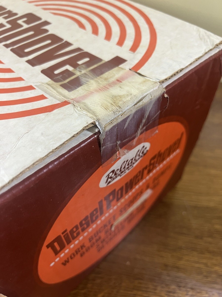 Vintage Reliable Canada Diesel Power Shovel Construction Toy BOX