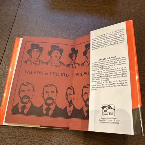 Wilson and The Kid, Donald R Lavash, 1990 HCDJ MINT - Picture 6 of 14
