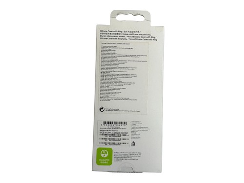 Genuine Samsung Silicone Case / Cover with Ring Khaki Green for Galaxy Z Flip4 - Photo 4 sur 5