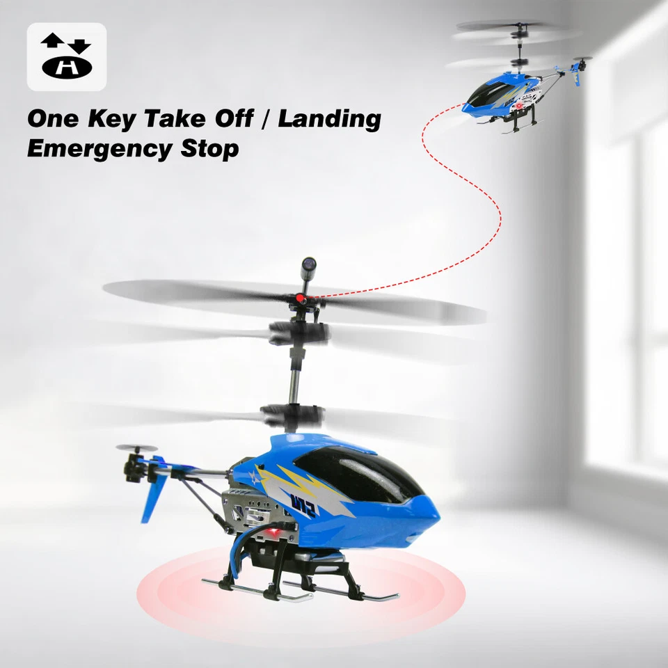Cheerwing RC Helicopter U12 Remote Control Helicopter Toys Gifts w/ 2 Batteries - Image 3 of 4