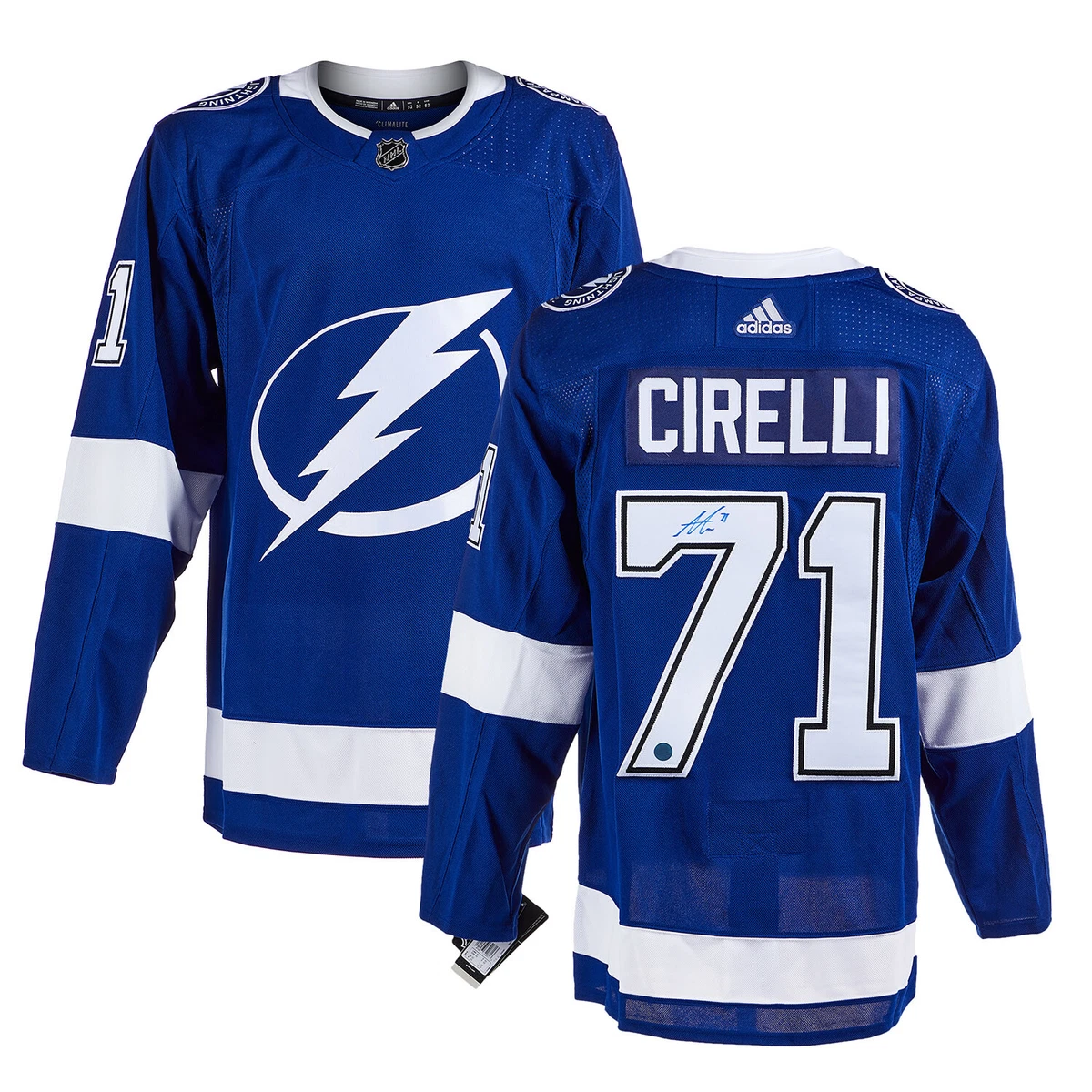 Anthony Cirelli Tampa Bay Lightning Autographed Adidas Jersey