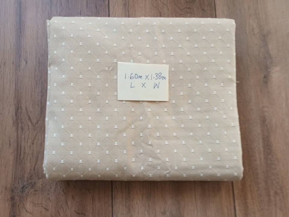 JOHN LEWIS PROVENCE CAMEL (Creamy Beige)Remnant Curtain Upholstery