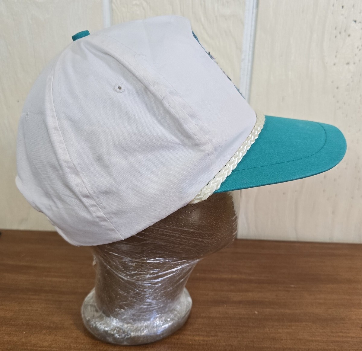 CHARLOTTE HORNETS Basketball Vintage (U.I.I. We Cover The World) Adj. Hat Cap View 2