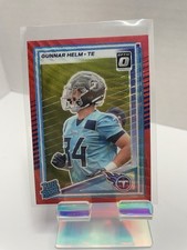 2025 Donruss Gunnar Helm #371 Optic Red Wave Rated Rookie