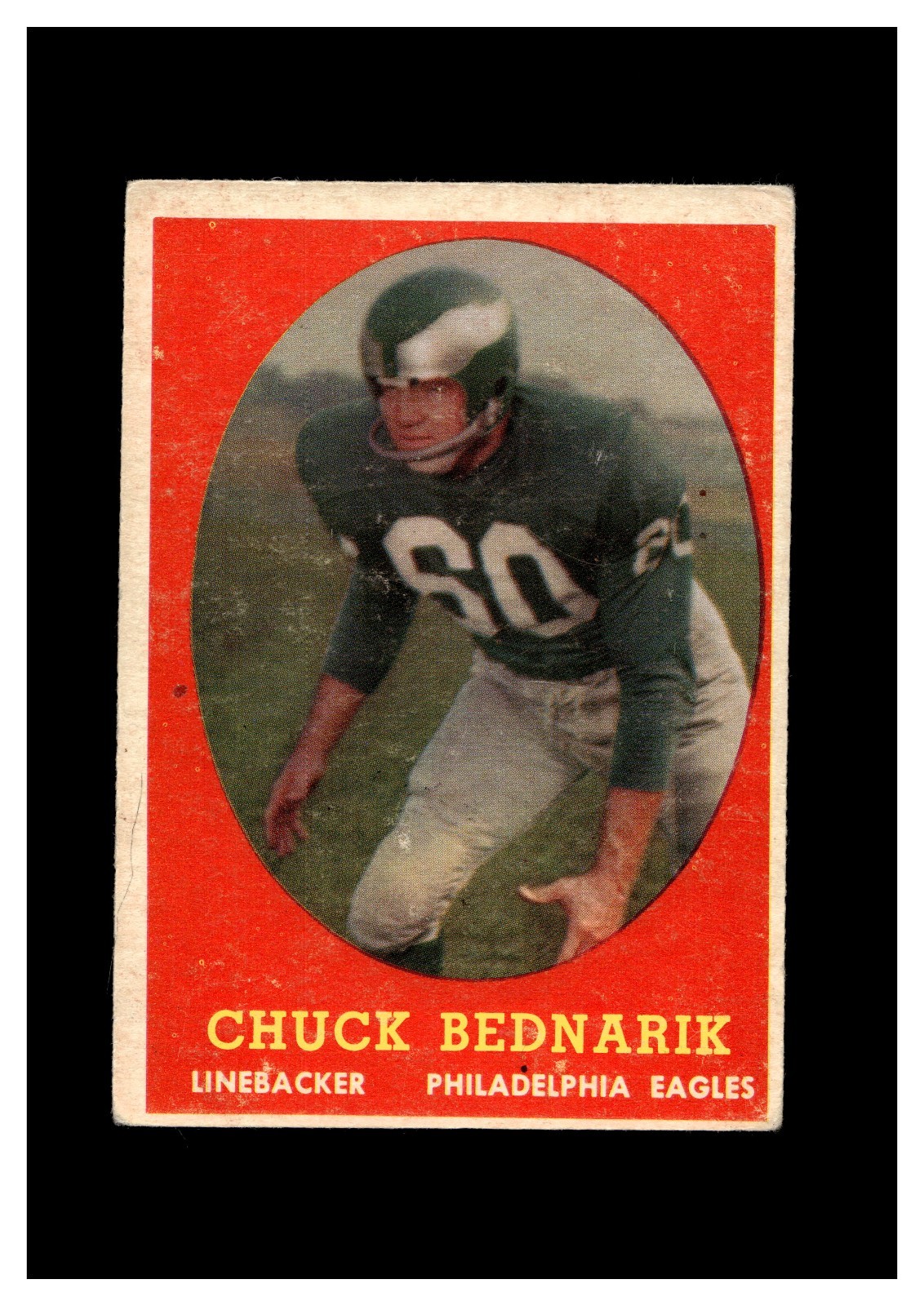 1958 Topps #35 Chuck Bednarik Philadelphia Eagles