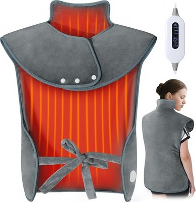 Electric Heating Pad for Neck and Shoulders Back Relaxing 24'' X 37'' XL Weighte