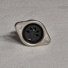 5Pin CESS DIN Female Jack Socket Connector Panel Mount 2 Hole Soldering, 20 Pcs