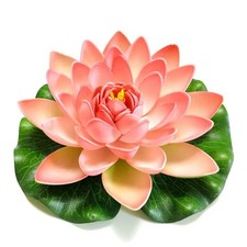 Floating Artificial Lotus Water Lily Flower Wedding Pond Garden Decoration UK