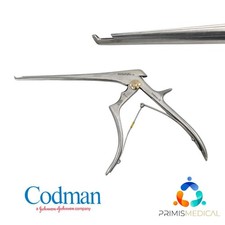 Codman 53-1500C Kerrison Cervical Rongeur Thin Footplate 40° Up 2mm Bite 8-3/4"