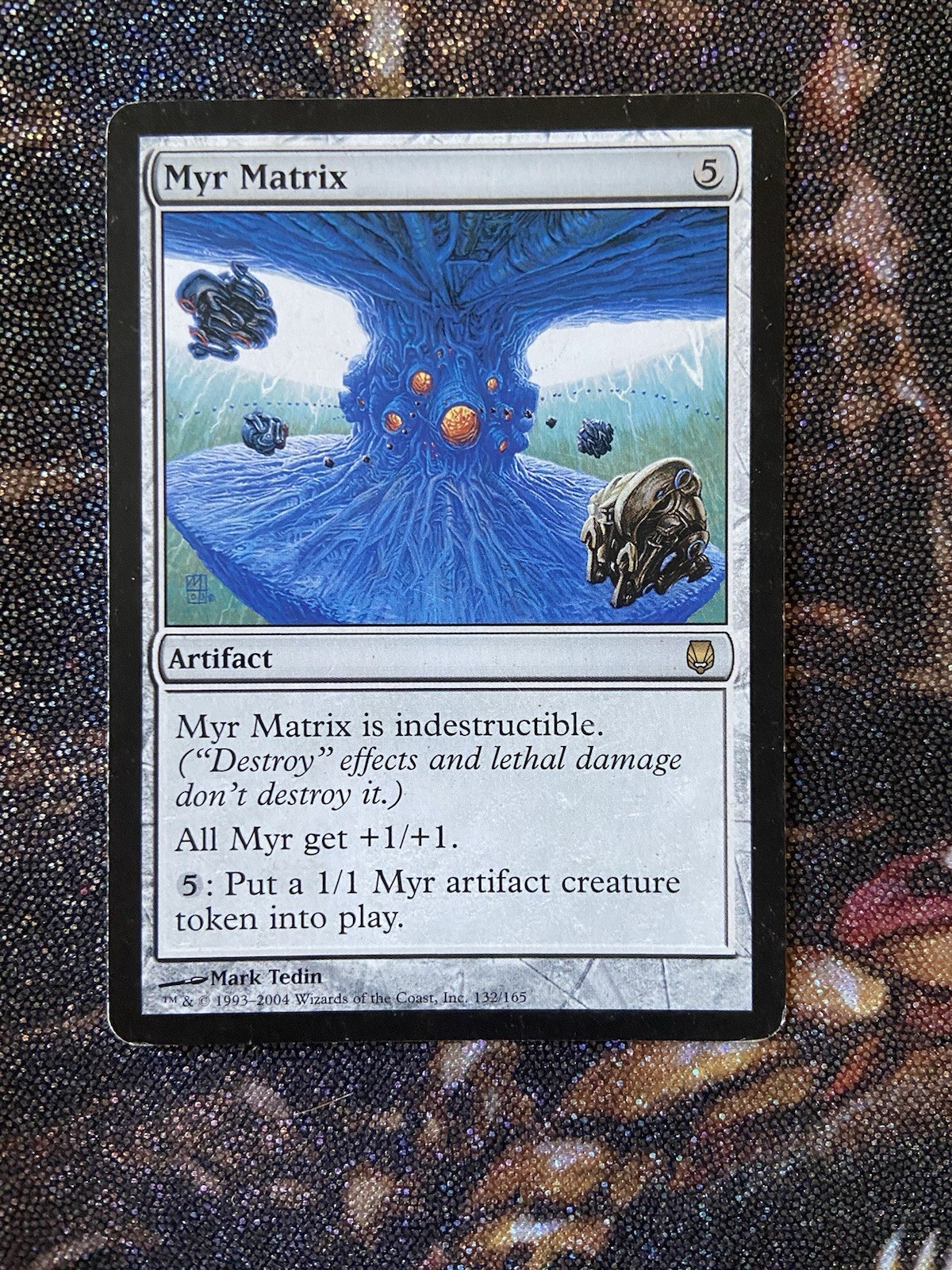MTG Myr Matrix 132 Darksteel Rare LP x1