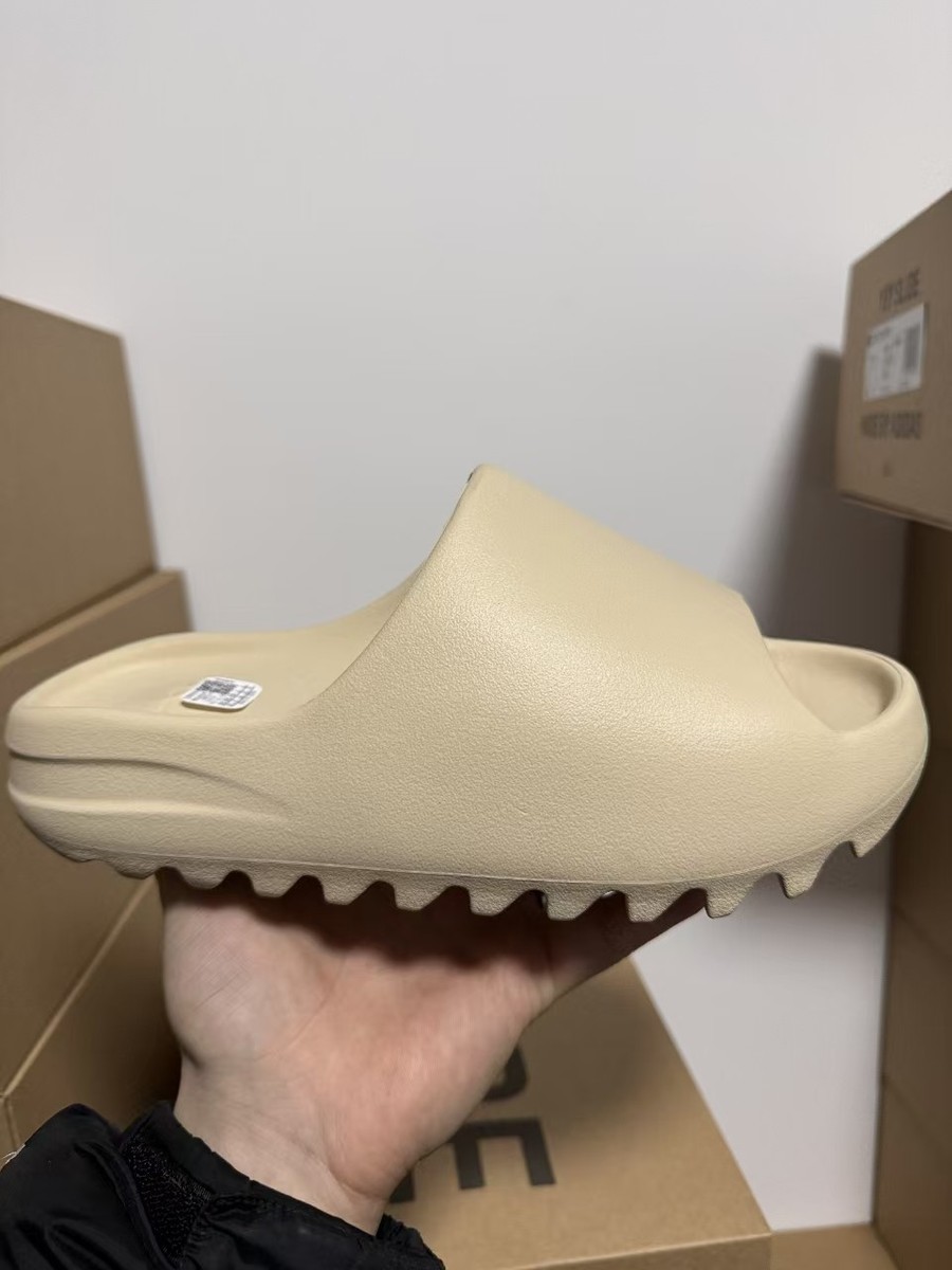 Size 13 - adidas Yeezy Slides Bone 2022 FZ5897 in Stock | eBay