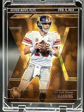 2025 Silhouette Football ELI MANNING Super Bowl XLVI Die Cut #12 New York Giants