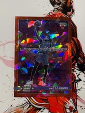 2021-22 Panini Contenders Optic Ayo Dosunmu RC Hoop Dreams Red Cracked Ice