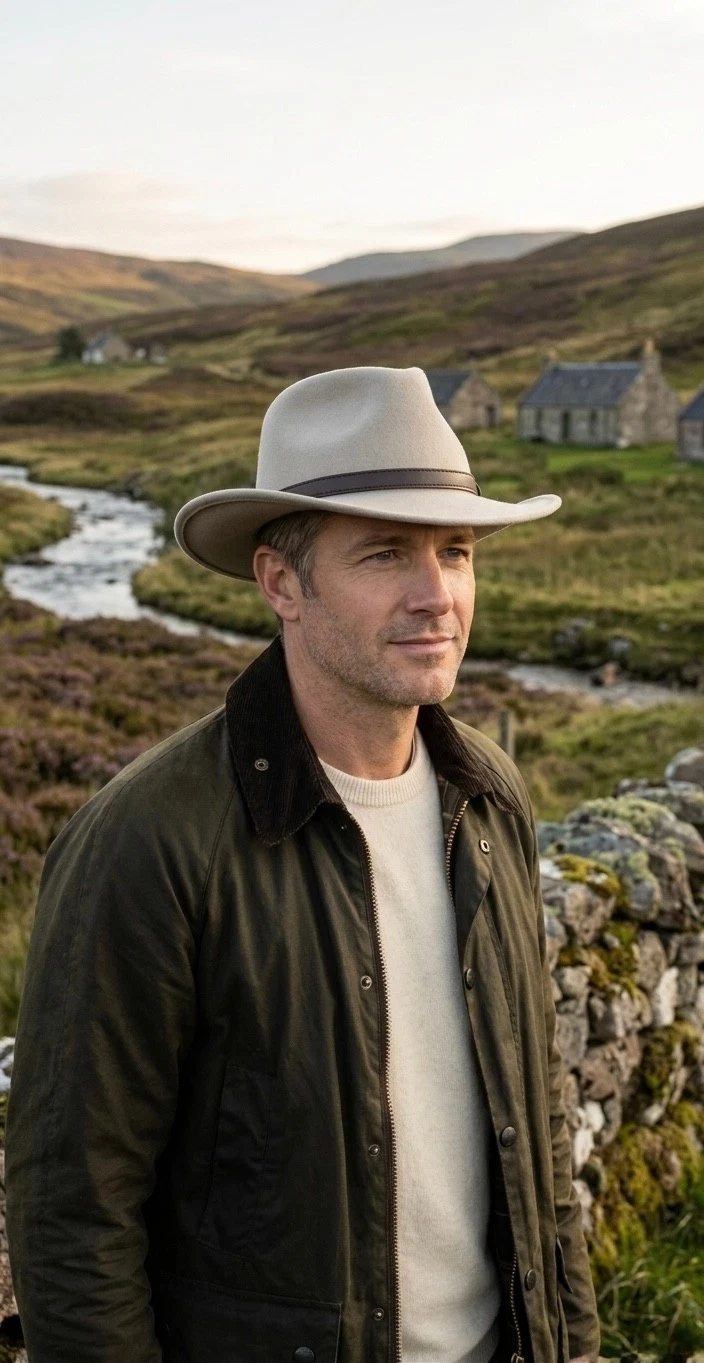 Pure Wool Felt Crushable Cowboy hat
