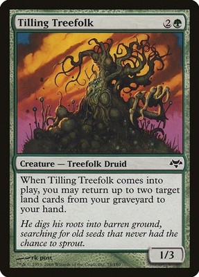 Tilling Treefolk - 78 - NM - Eventide