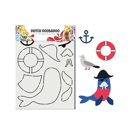 Dutch Doobadoo A5 Build Up Template - Sea Lion 470.713.849