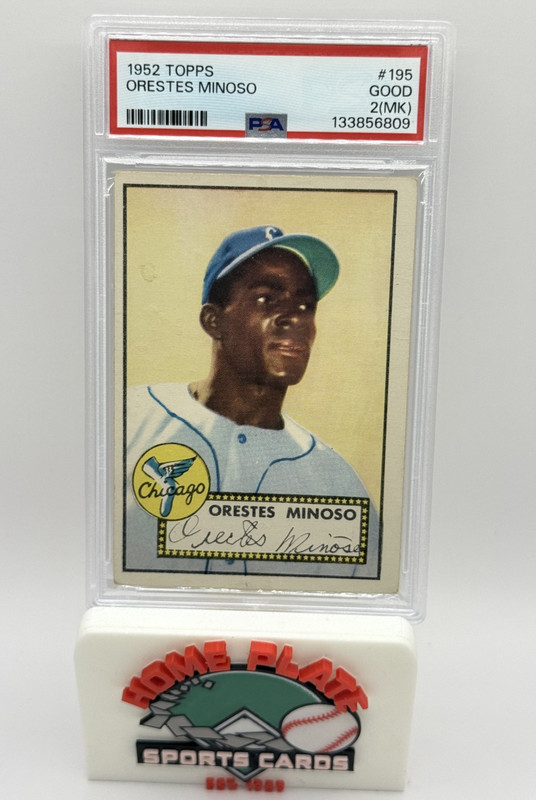 1952 Topps Orestes Minnie Minoso #195 Rookie RK PSA 2 (MK) All-Star 53'