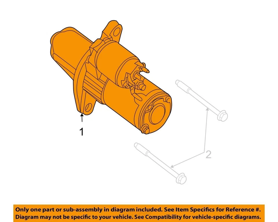 Nissan Murano 2013 motor de arranque OEM 97 k millas - LKQ431446850 Foto 3 de 4