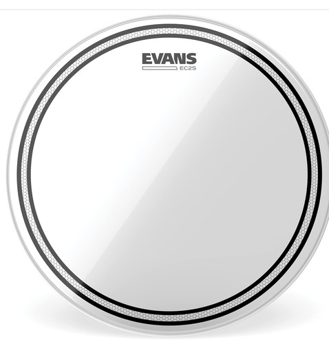 Evans Drum Heads - EC2S Clear Tom Drumhead, 10 Inch