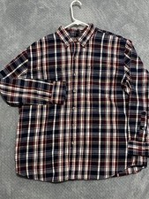 Ridgecut Toughwear Mens XL Plaid Flannel Shirt Long Sleeve Button Up Heavyweight