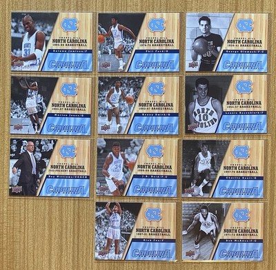 Upper Deck North Carolina Tar Heels Basketball Trading Cards