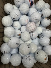 Golf Balls Assorted Brands 4/A White 100 Balls Mix Used Brands Golf Balls