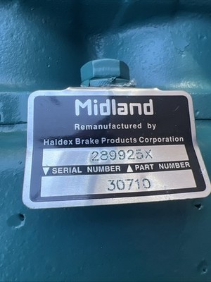 Haldex Air Brake Compressor 289925X Remanufactured.
