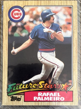 Topps 1987 Topps Future Stars Rookie #634 Rafael Palmeiro Chicago Cubs MLB