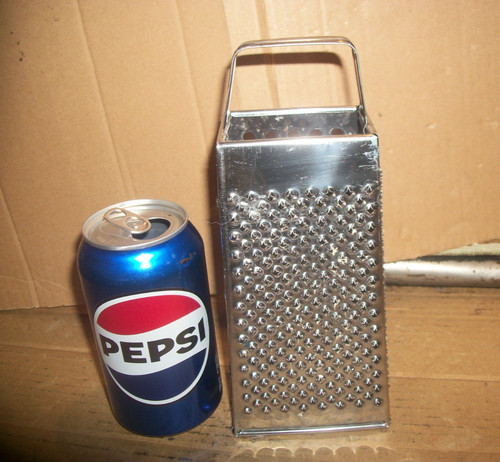 Vintage Medium Size Metal/Steel Box Cheese Grater/Vegetable Shredder Hong Kong
