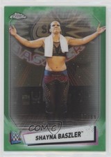 2021 Topps Chrome WWE Image Variations Green Refractor 3/99 Shayna Baszler 11pj