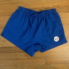Vintage Levi royal blue USA Olympic patch shorts size XL