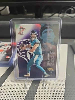 2025 Topps Signature Class Trevor Lawrence #26 Purple Holo Refractor /100 Jaguar